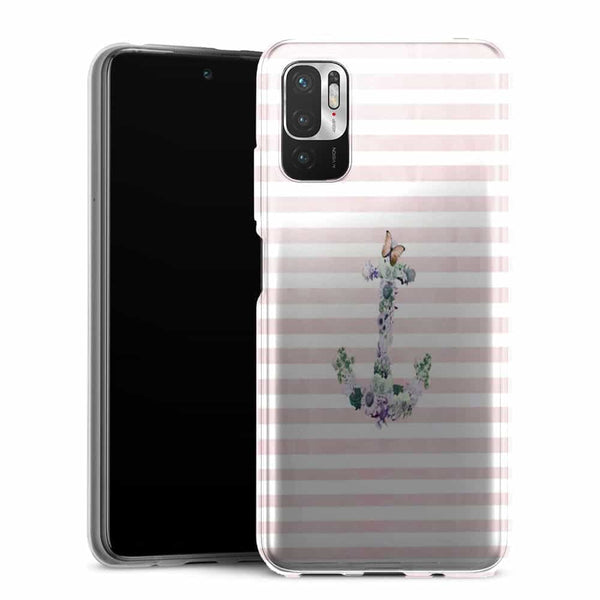 Coque Xiaomi Redmi Note 10 5G Floral Anchor in Pink