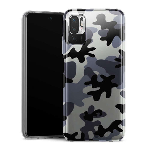 Coque Xiaomi Redmi Note 10 5G Motif de camouflage noir