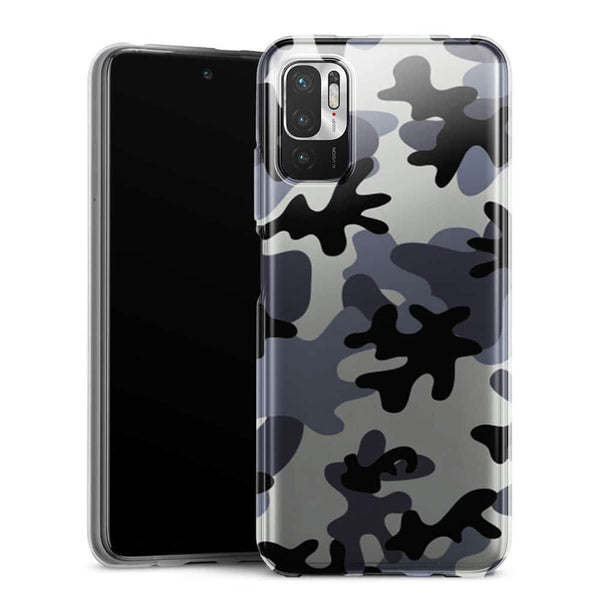 Coque Xiaomi Redmi Note 10 5G Motif de camouflage noir