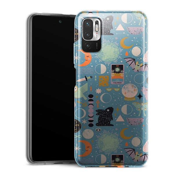Coque Xiaomi Redmi Note 10 5G Motif lunaire Blue Moon