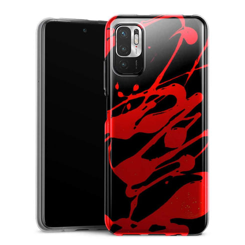 Coque Xiaomi Redmi Note 10 5G Paint Slpash Rouge