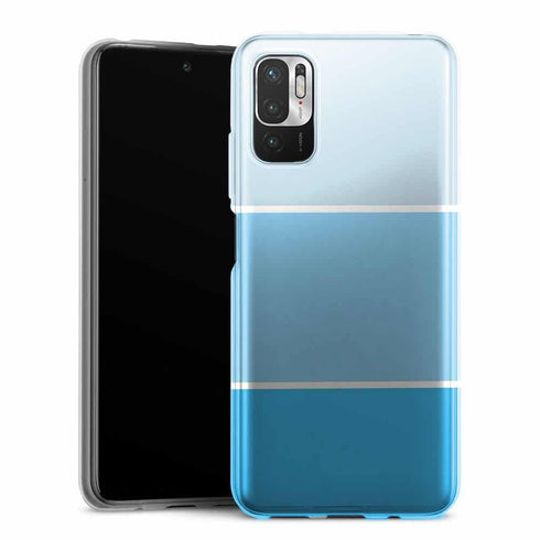 Coque Xiaomi Redmi Note 10 5G Pastel Bleu abstrait