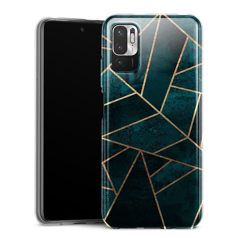 Coque Xiaomi Redmi Note 10 5G Pierre turquoise profonde