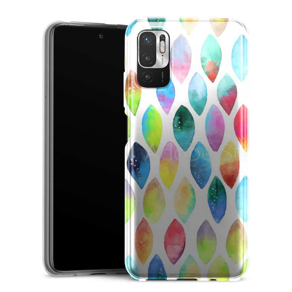 Coque Xiaomi Redmi Note 10 5G Plumes Watercolors