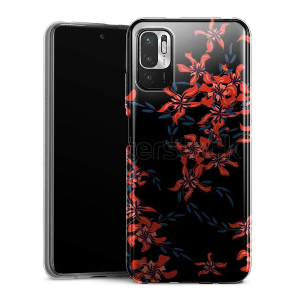 Coque Xiaomi Note 10 5G Rouge en Noir