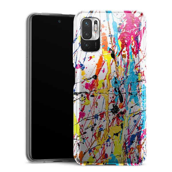 Coque Xiaomi Redmi Note 10 5G Splash Paint Arc en ciel