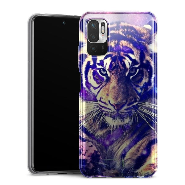 Coque Xiaomi Redmi Note 10 5G Tigre Bleu de Russie