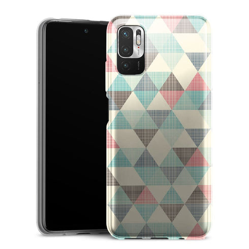 Coque Xiaomi Redmi Note 10 5G Triangles Vintage