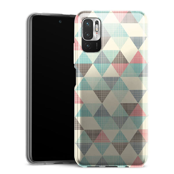 Coque Xiaomi Redmi Note 10 5G Triangles Vintage