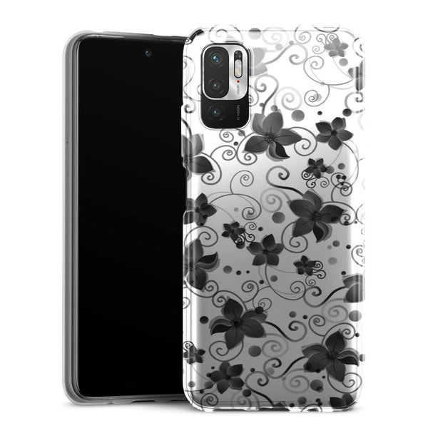 Coque Xiaomi Note 10 5G Black Flower