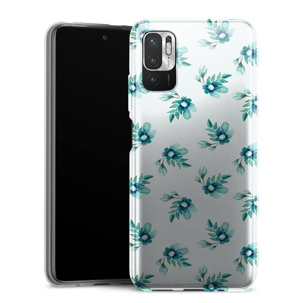 Coque Xiaomi Note 10 5G Blue Flowers