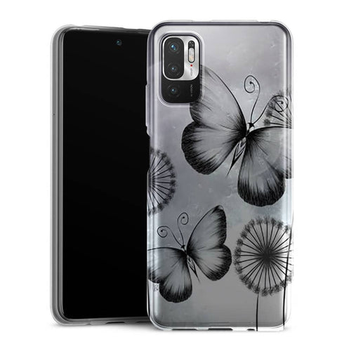 Coque Xiaomi Redmi Note 10 5G Butterflies Dandelion