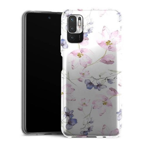 Coque Xiaomi Note 10 5G fleurs aquarelles