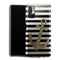 Coque Xiaomi Redmi Note 10 5G original Gold Glitter Anchor in black