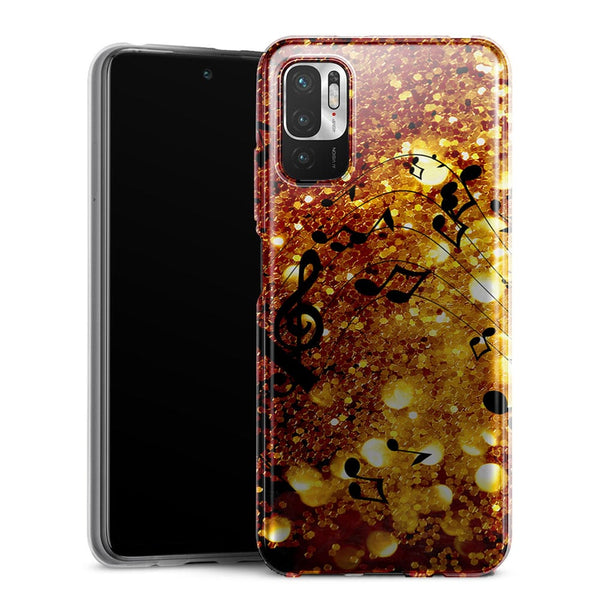 Coque Xiaomi Redmi Note 10 5G Golden Music
