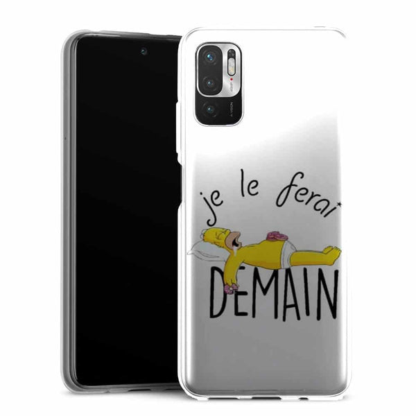 Coque Xiaomi Note 10 5G 5G Je le Ferai demain Homer Donuts