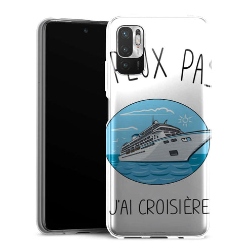 Coque Xiaomi Note 10 5G Je Peux pas J'ai Croisiere Bateau