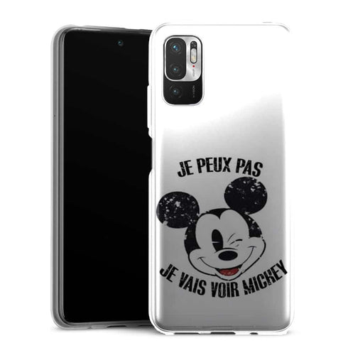 Coque Xiaomi Note 10 5G 5G Je peux pas je vais voir Mickey