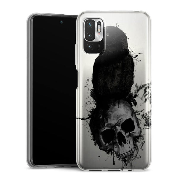 Coque Xiaomi Redmi Note 10 5G Raven and Skull