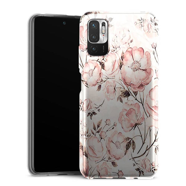 Coque Xiaomi Note 10 5G Roses et pivoines victoriennes
