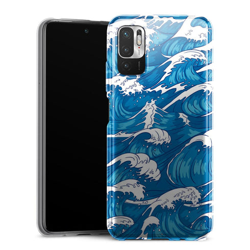 Coque Xiaomi Note 10 5G Storm Waves Seamless Pattern Ocean