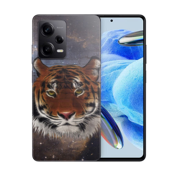 Coque Xiaomi Redmi Note 12 Pro Abstract Tiger