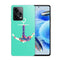 Coque Xiaomi Note 12 Pro ancre florale turquoise