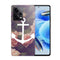 Coque Xiaomi Note 12 Pro ancre florale fond de roses