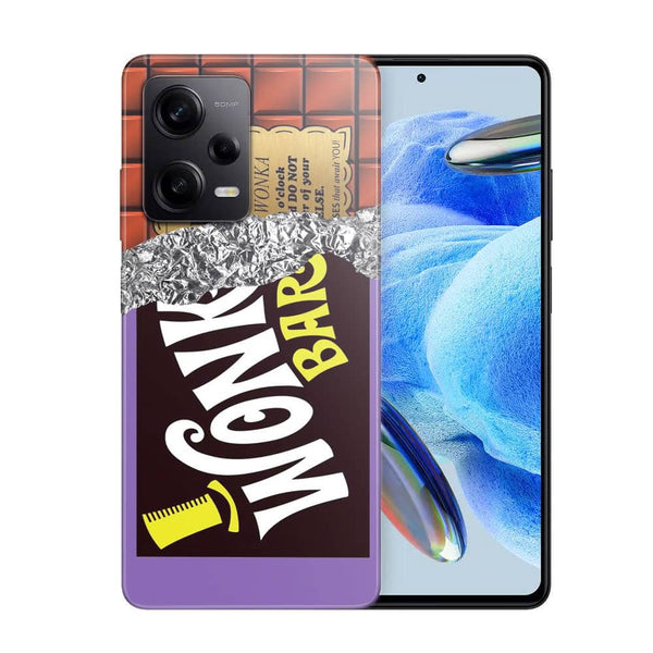 Coque Xiaomi Redmi Note 12 Pro Billet dor de Wonka au chocolat
