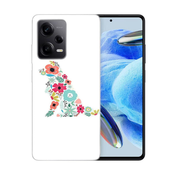 Coque Xiaomi Note 12 Pro Border Collie floral
