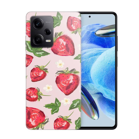 Coque Xiaomi Note 12 Pro Botanique aux fraises