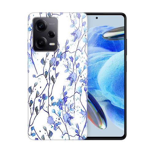Coque Xiaomi Note 12 Pro Branches Bleues