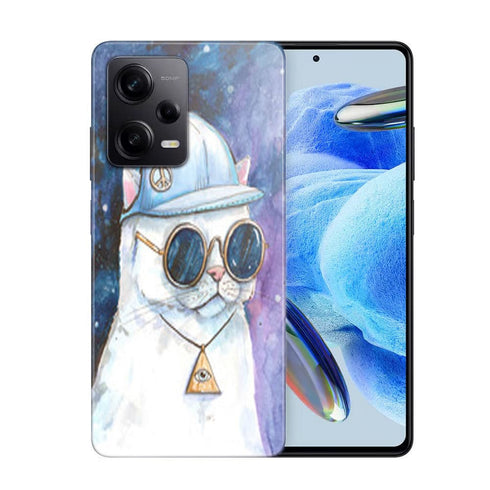 Coque Xiaomi Redmi Note 12 Pro Chat Hipster