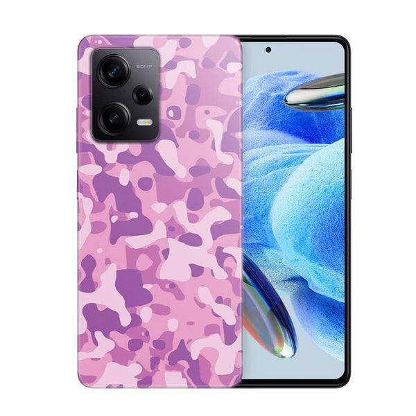 Coque Xiaomi Redmi Note 12 Pro Camo Rose Army
