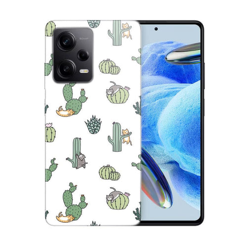 Coque Xiaomi Redmi Note 12 Pro Chats Cactus