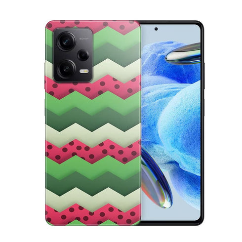 Coque Xiaomi Redmi Note 12 Pro Pasteque Summer Chevrons