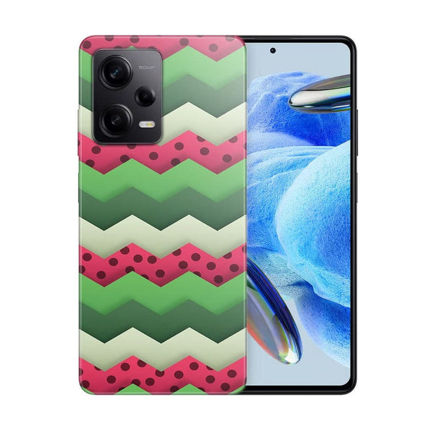 Coque Xiaomi Redmi Note 12 Pro Pasteque Summer Chevrons