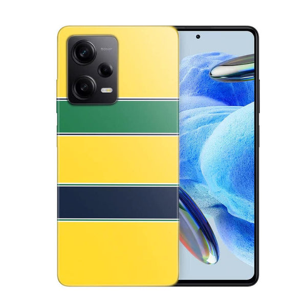 Coque Telephone Xiaomi Redmi Note 12 Pro Conception Casque Jaune