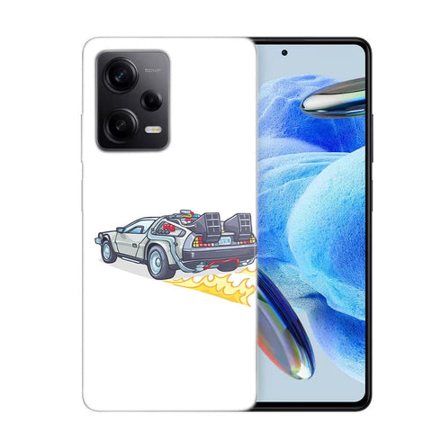Coque Telephone Xiaomi Redmi Note 12 Pro originale Delorean retour vers le futur