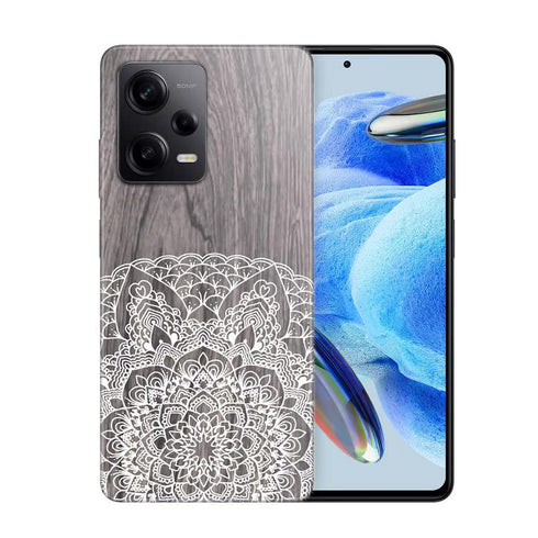 Coque Xiaomi Redmi Note 12 Pro Floral Lacet Bois