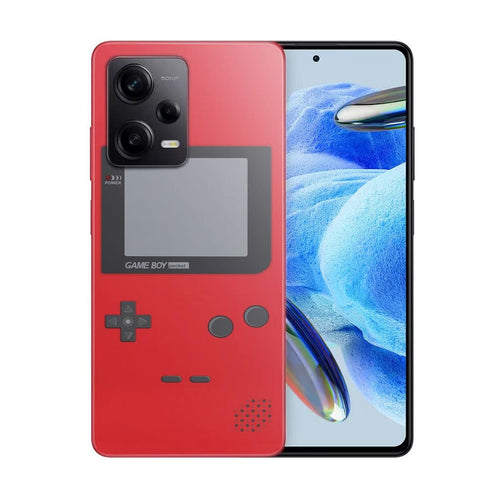 Coque Telephone Xiaomi Redmi Note 12 Pro Game Boy Rouge