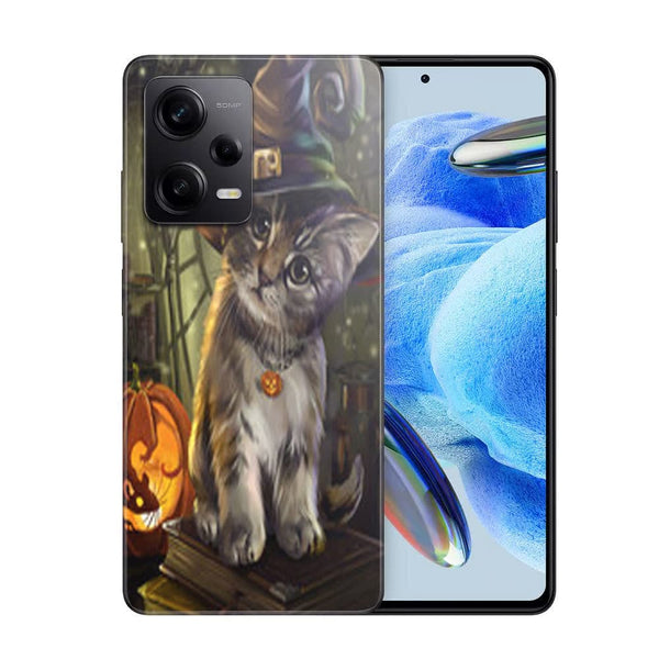 Coque Xiaomi Redmi Note 12 Pro Halloween Cat