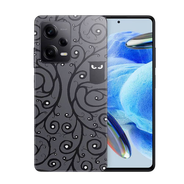 Coque Xiaomi Redmi Note 12 Pro Hibou Noir et Blanc