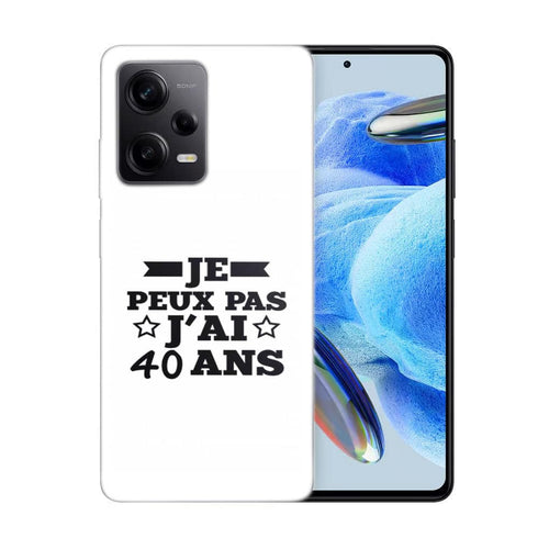 Coque de smartphone Xiaomi Redmi Note 12 Pro J'ai 40 ans