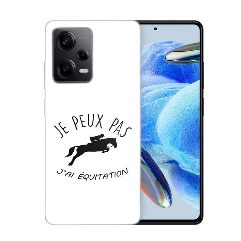 Coque Xiaomi Redmi Note 12 Pro Je Peux pas j'ai Equitation