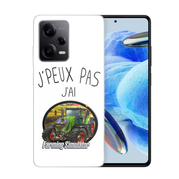 Coque Telephone Xiaomi Redmi Note 12 Pro Je peux pas j'ai farming simulator