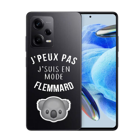 Coque de smartphone Xiaomi Redmi Note 12 Pro Je peux pas je suis flemard