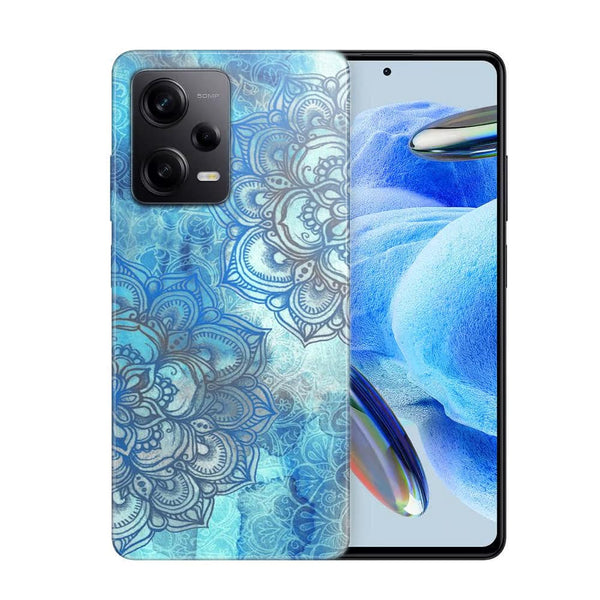 Coque Xiaomi Redmi Note 12 Pro Blue Lost Mandala