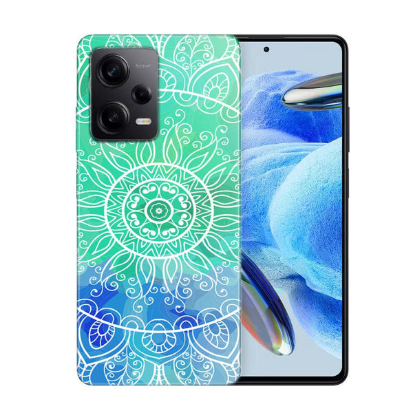 Coque Xiaomi Redmi Note 12 Pro Green deal Mandala
