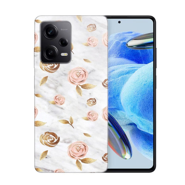 Coque Xiaomi Redmi Note 12 Pro Marbre rose dor